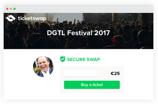 ticketswap secure swap logo verification
